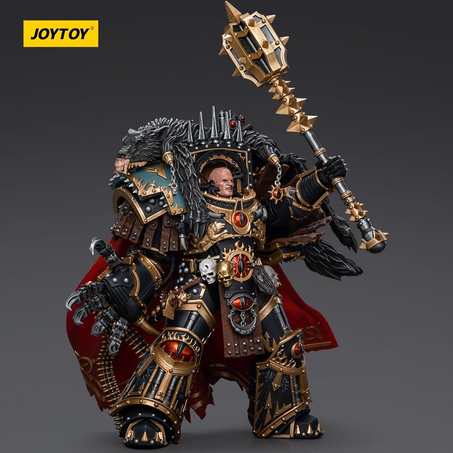 Figura de Acción JOYTOY Warhammer 40k Horus 1/18 Detalles Avanzados