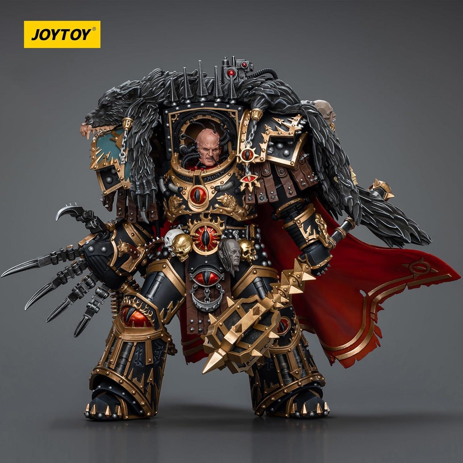Figura de Acción JOYTOY Warhammer 40k Horus 1/18 Detalles Avanzados