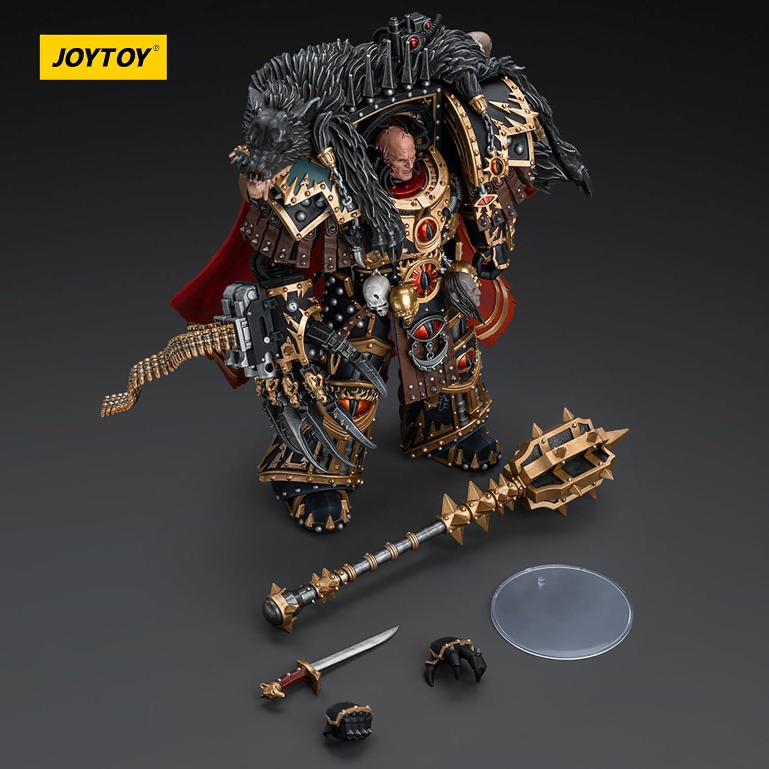 Figura de Acción JOYTOY Warhammer 40k Horus 1/18 Detalles Avanzados