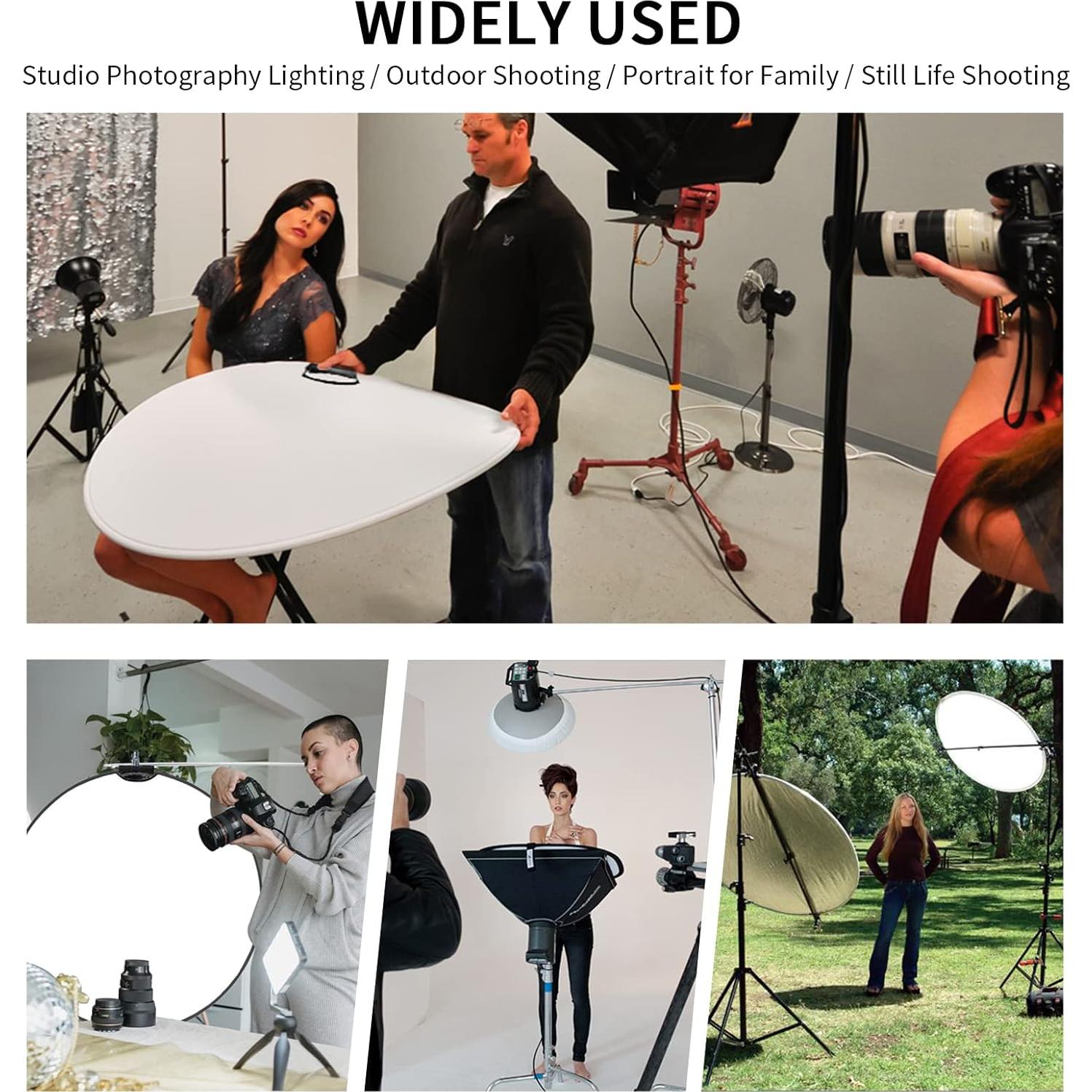 Reflector Fotográfico 32" Selens 5 en 1 Plegable con Funda