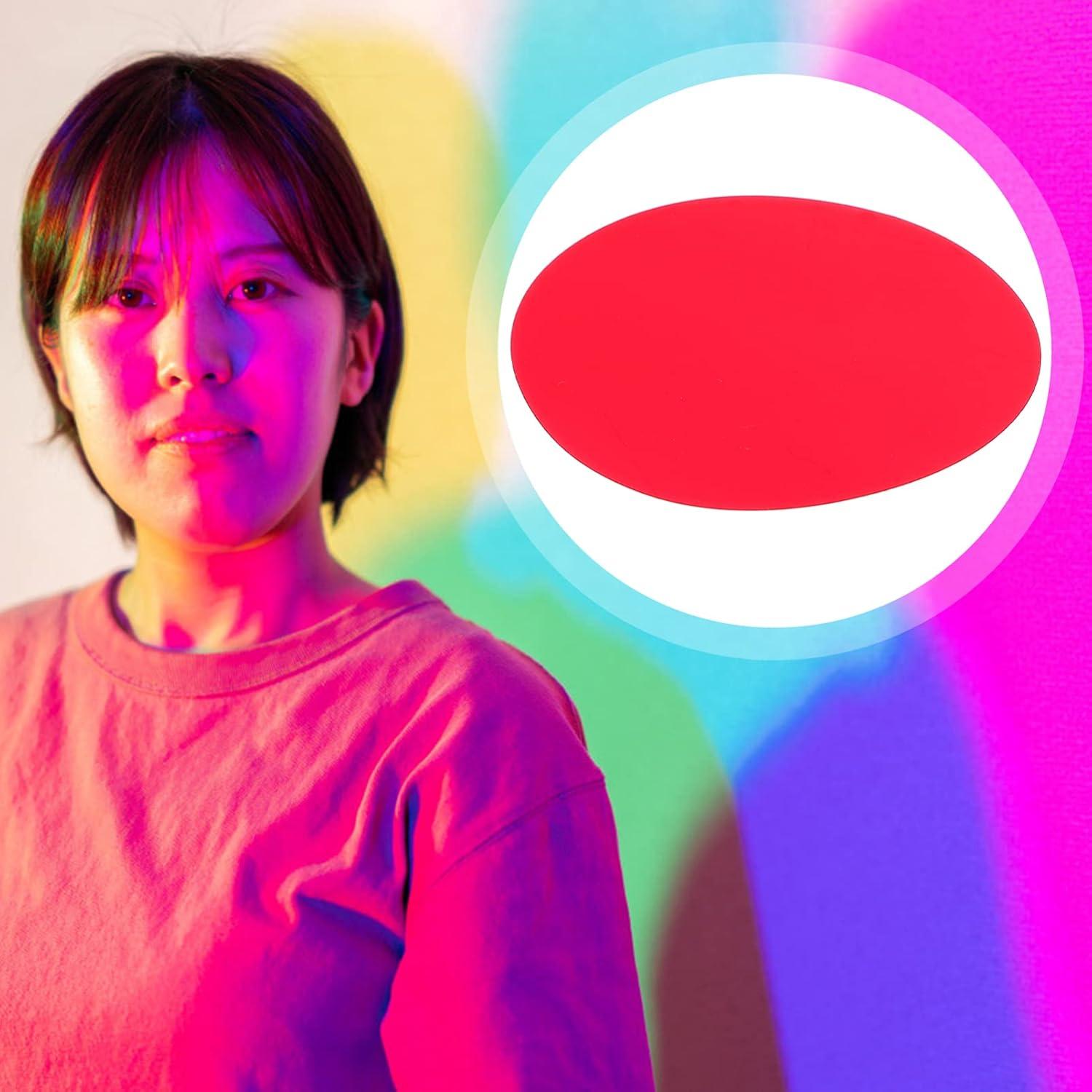 10 Filtros de Gel Colorido para Flash Fotográfico SOLUSTRE 66mm