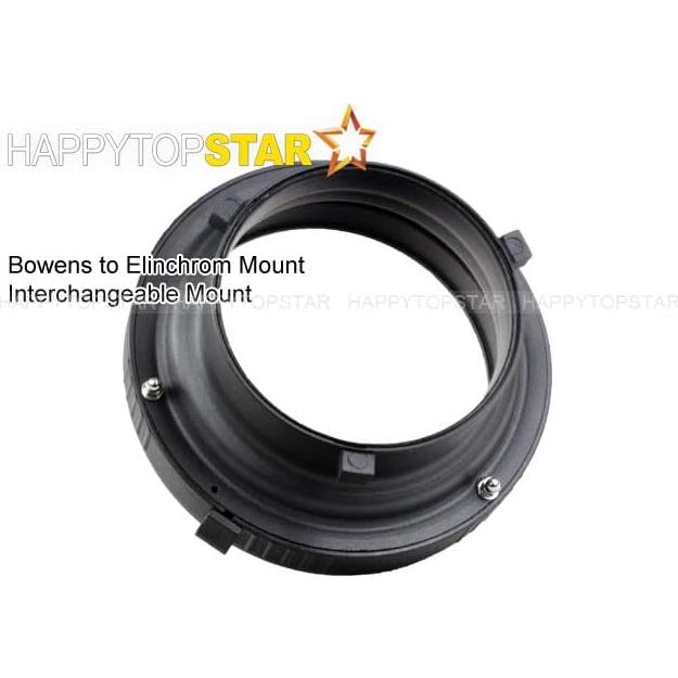 Adaptador de anillo Bowens a Elinchrom HAPPYTOPSTAR 190g