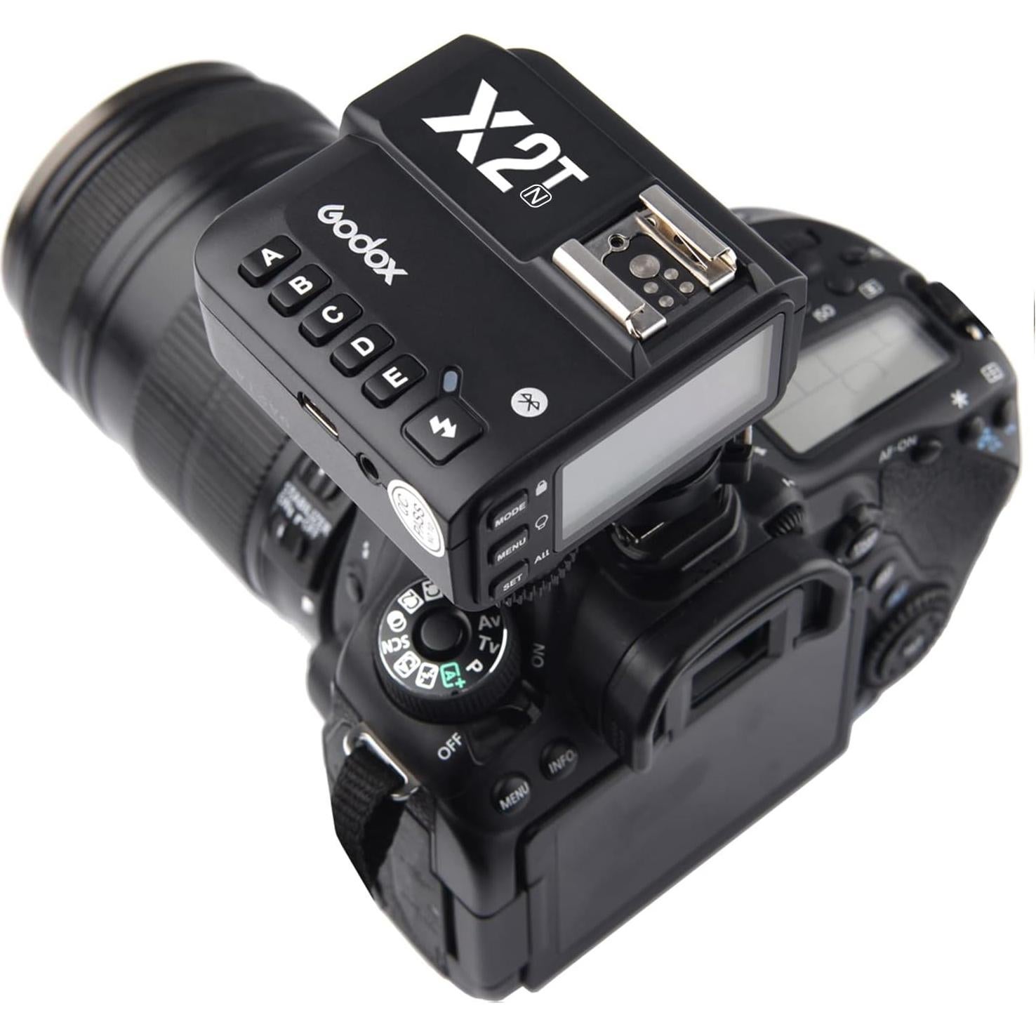 Godox X2T-N Disparador Inalámbrico TTL para Nikon - 2.4G