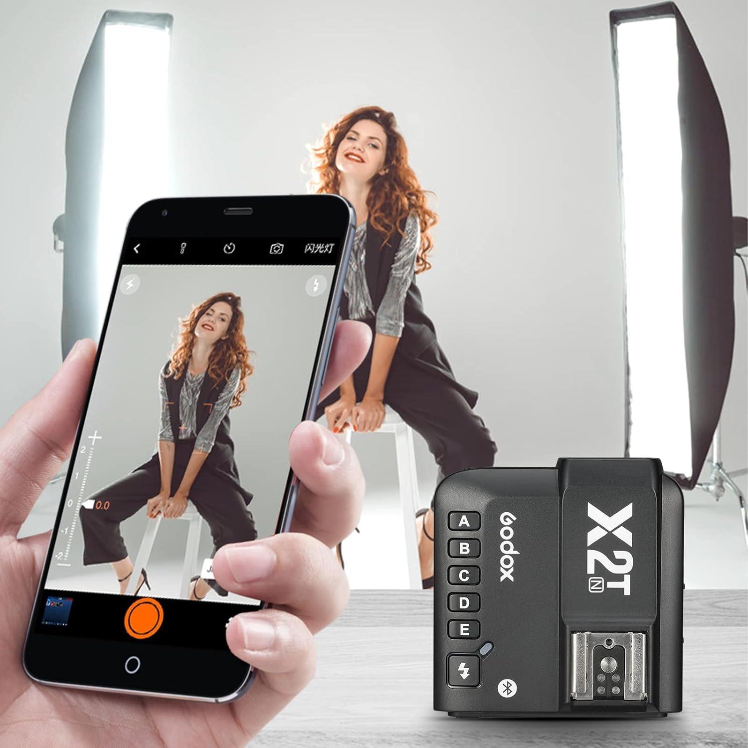 Godox X2T-N Disparador Inalámbrico TTL para Nikon - 2.4G