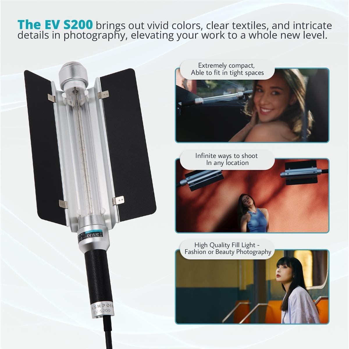 Cabezal de Flash Stick Flashpoint AD-S200 para Godox AD200