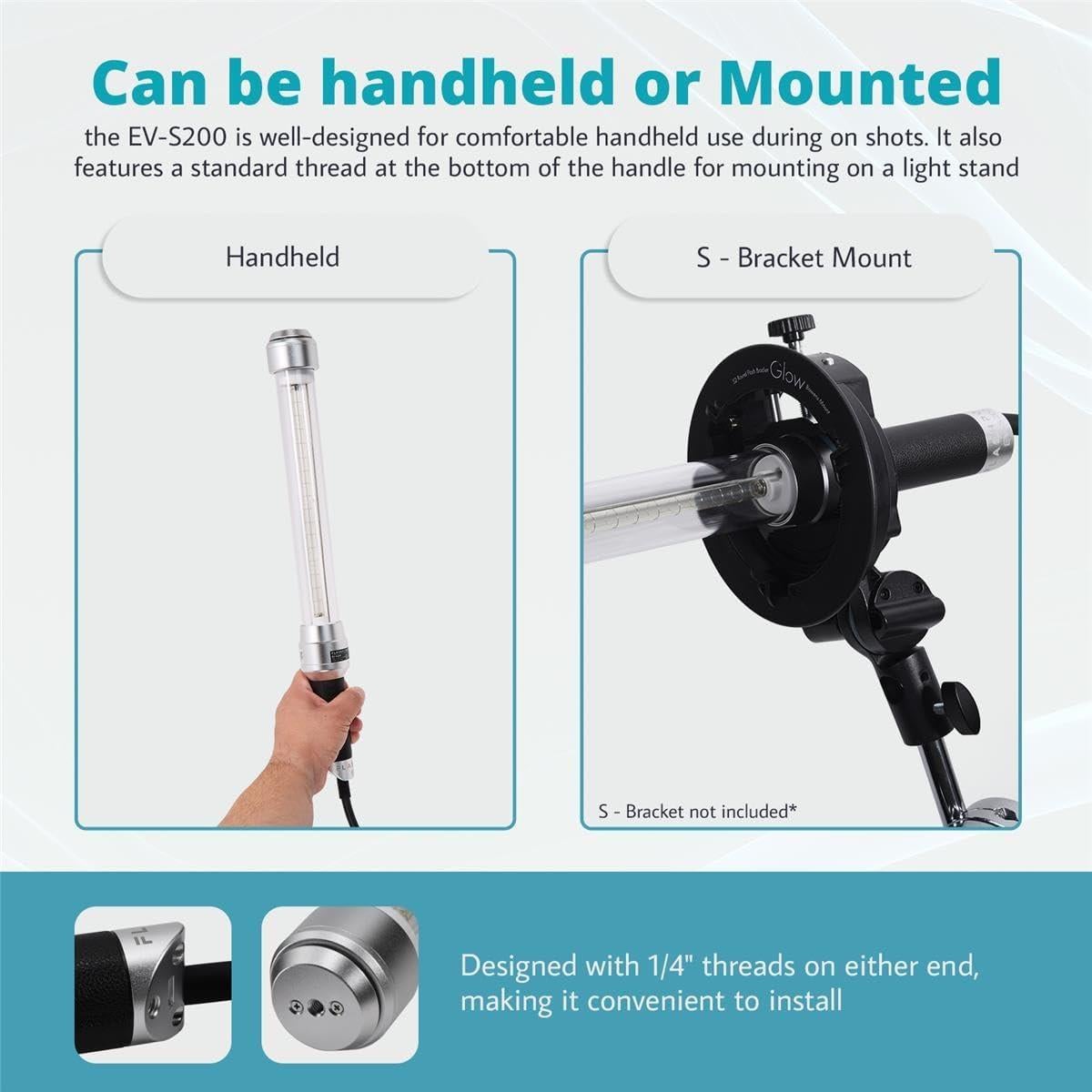 Cabezal de Flash Stick Flashpoint AD-S200 para Godox AD200