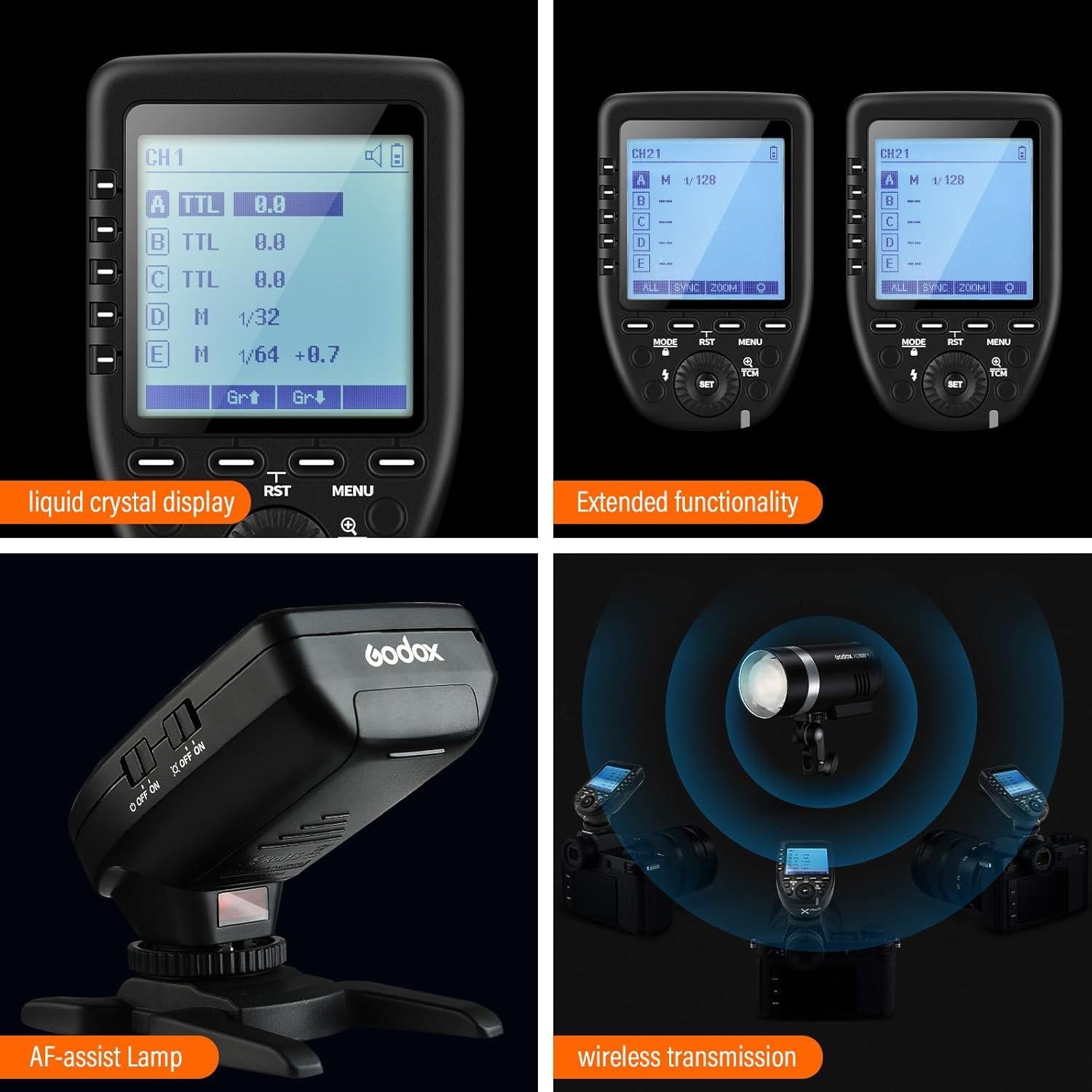 Disparador Inalámbrico Godox Xpro-N TTL para Nikon