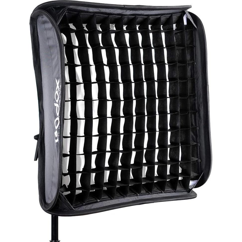 Softbox Plegable Godox 60x60cm con Soporte S2 para Speedlite