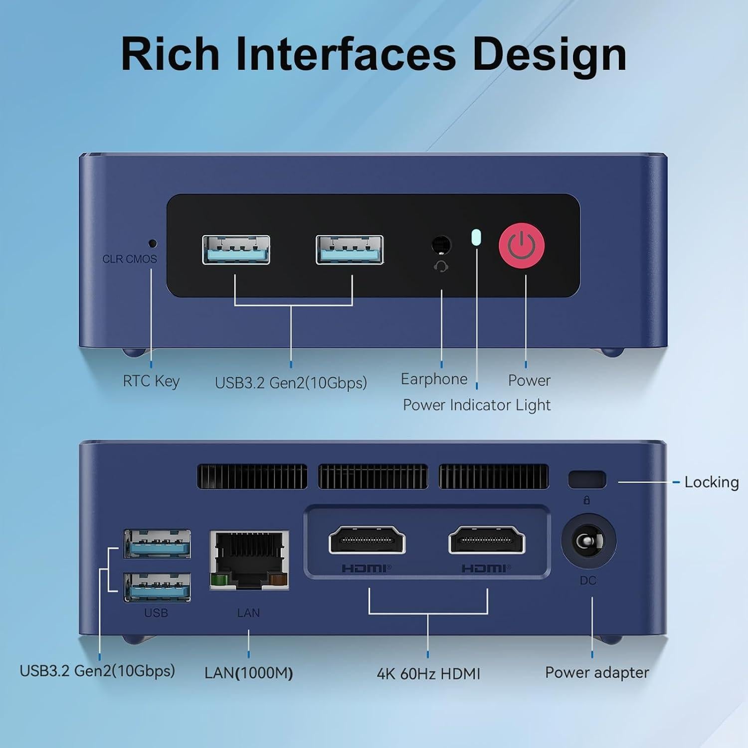 Beelink Mini S13 PC Mini, Intel N150, 16GB RAM, 500GB SSD