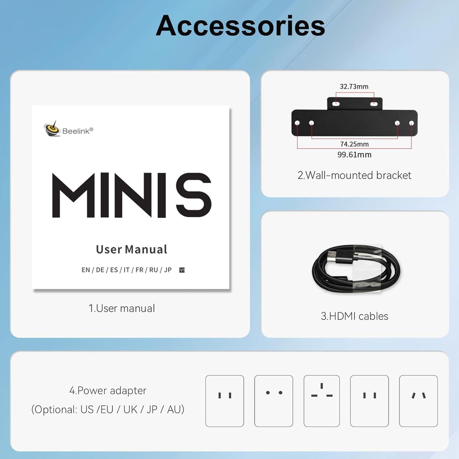 Beelink Mini S13 PC Mini, Intel N150, 16GB RAM, 500GB SSD
