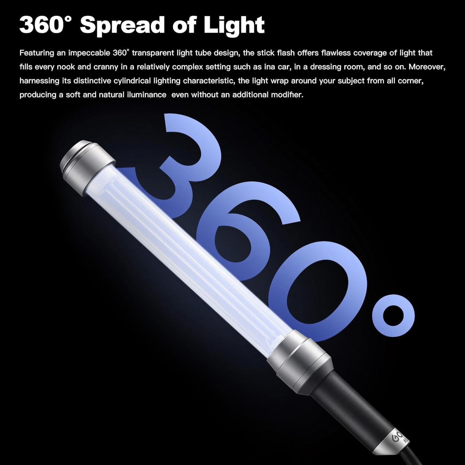 Godox AD-S200 Cabezal de Flash Portátil 360° para AD200/AD200Pro