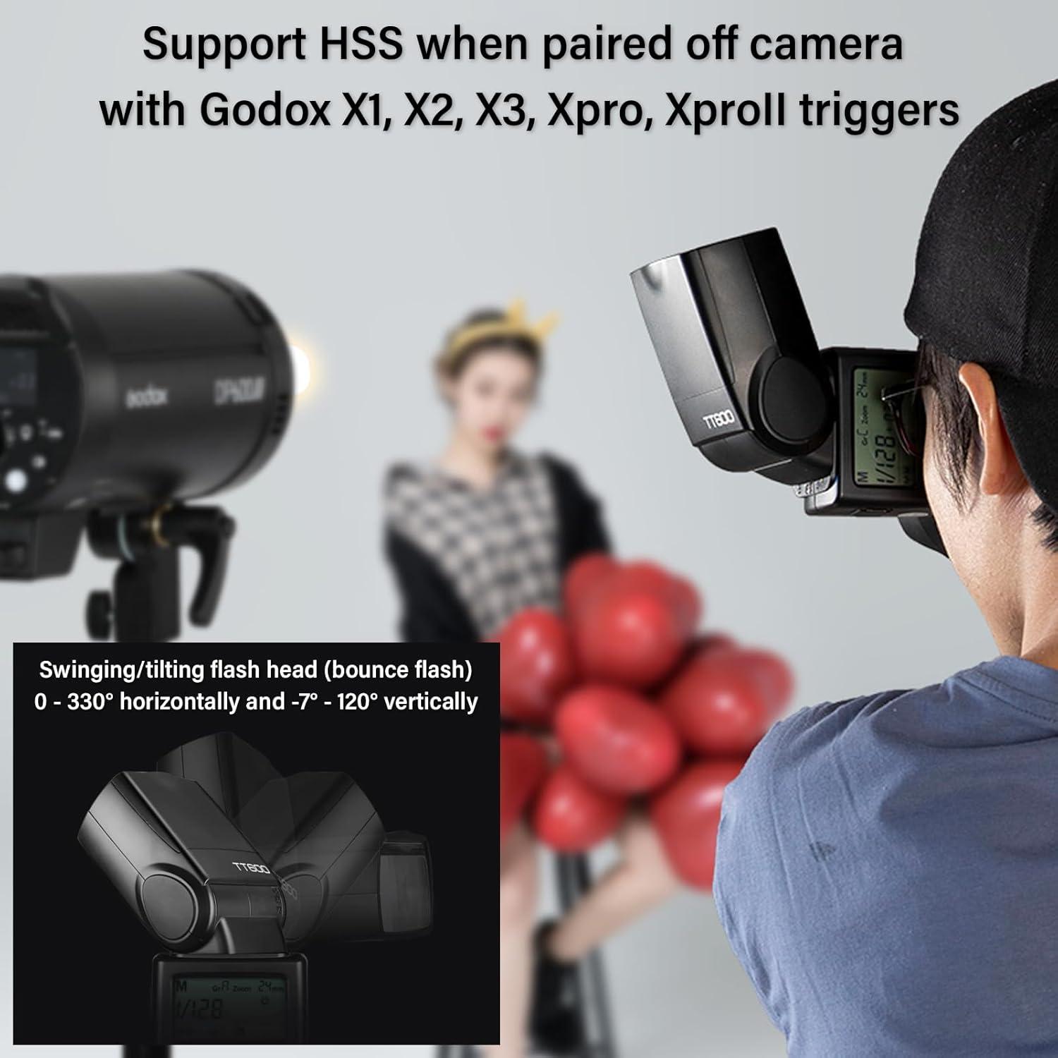 Flash Inalámbrico Godox TT600S para Cámara Sony GN60