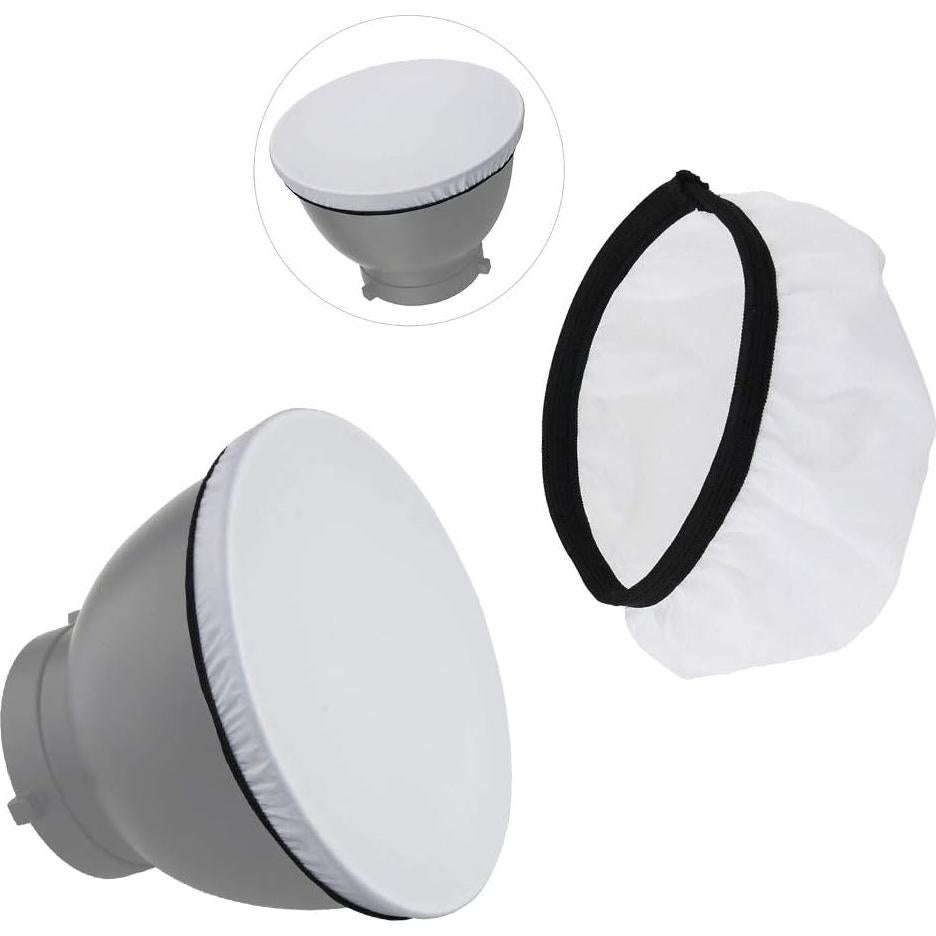 Reflector Estándar Fotoconic 18cm Bowens con Rejillas y Difusor