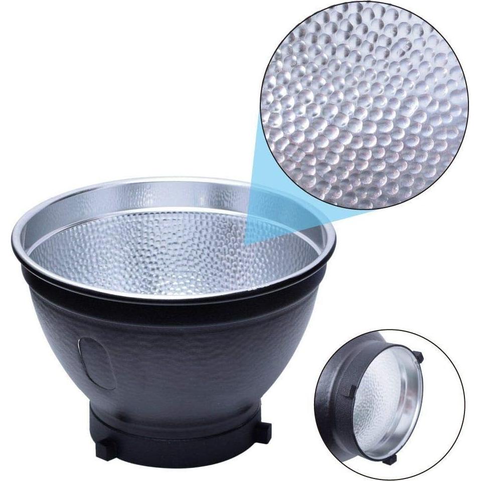 Reflector Estándar Fotoconic 18cm Bowens con Rejillas y Difusor