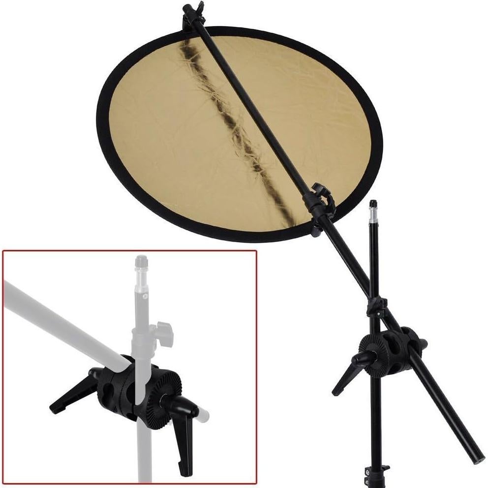 Soporte de Abrazadera Giratoria Doble Coolbuy112 para Flash