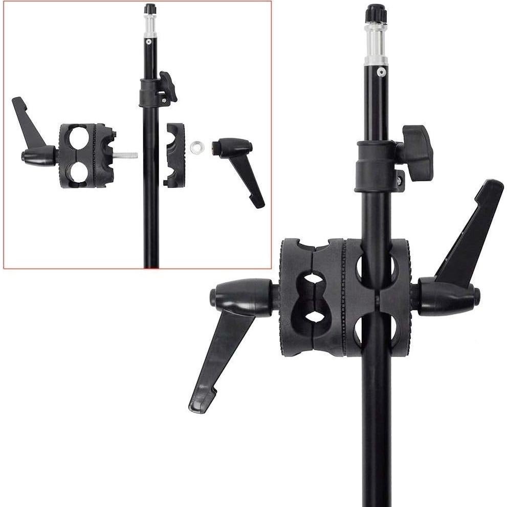 Soporte de Abrazadera Giratoria Doble Coolbuy112 para Flash