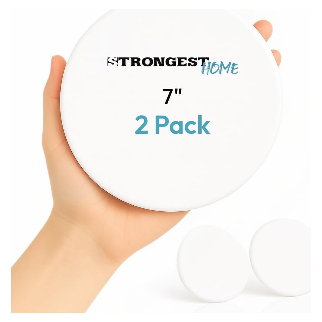 Tope de Puerta XXL Autoadhesivo Hogar Más Fuerte - 2 Piezas