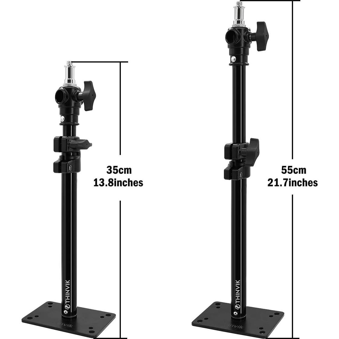 Soporte de Cámara Thinvik para Estudio Fotográfico - Montaje Pared Techo Ajustable 35-55 cm