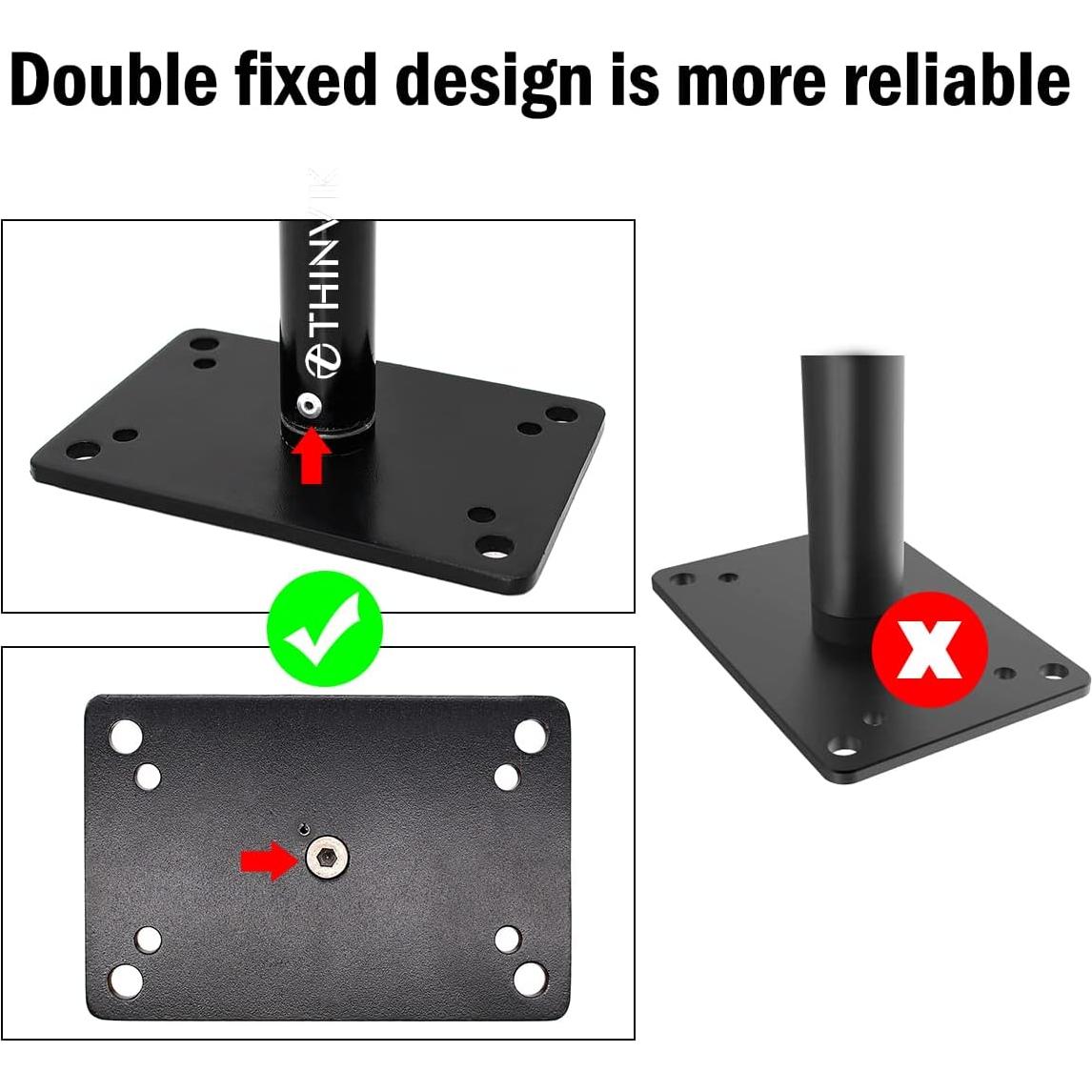 Soporte de Cámara Thinvik para Estudio Fotográfico - Montaje Pared Techo Ajustable 35-55 cm