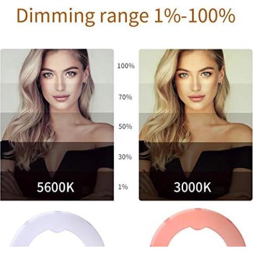 Anillo de Luz LED 18" 65W GSKAIWEN con Soporte y Bolsa