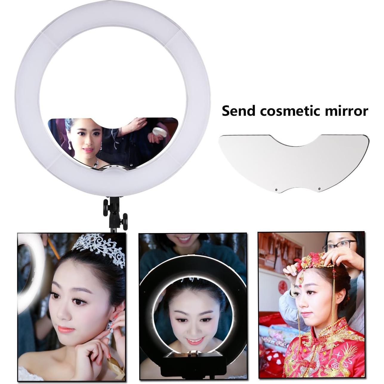 Anillo de Luz LED 18" 65W GSKAIWEN con Soporte y Bolsa