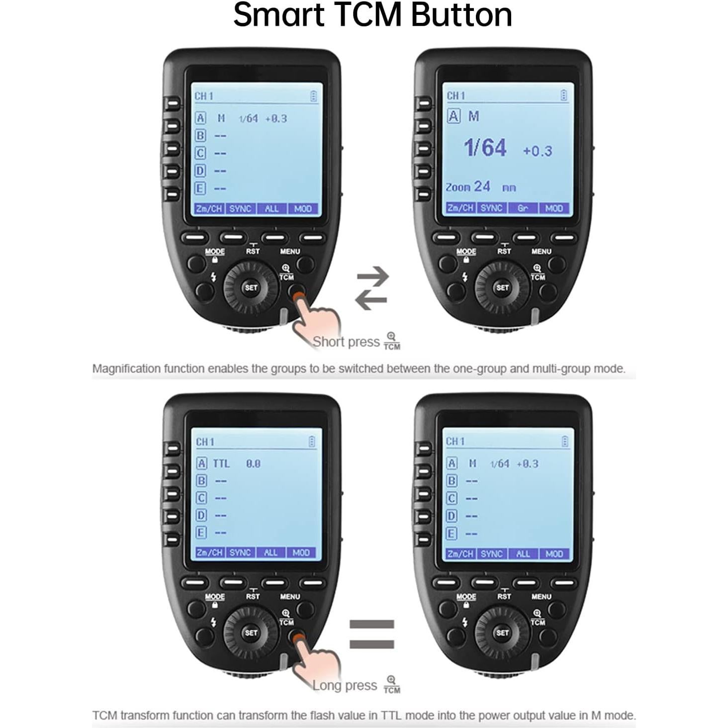 Godox Xpro-N Disparador Inalámbrico TTL para Nikon 220g