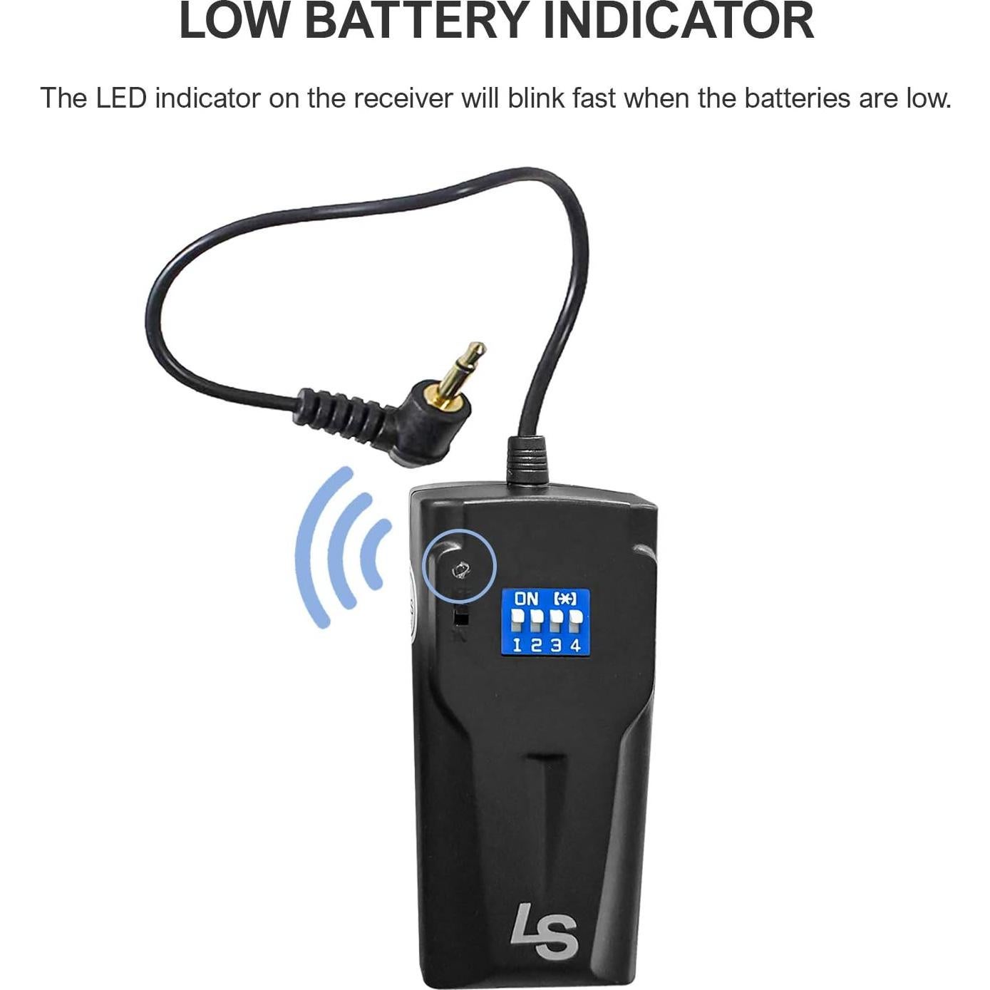 Disparador Inalámbrico LimoStudio 16 Canales para Flash DSLR