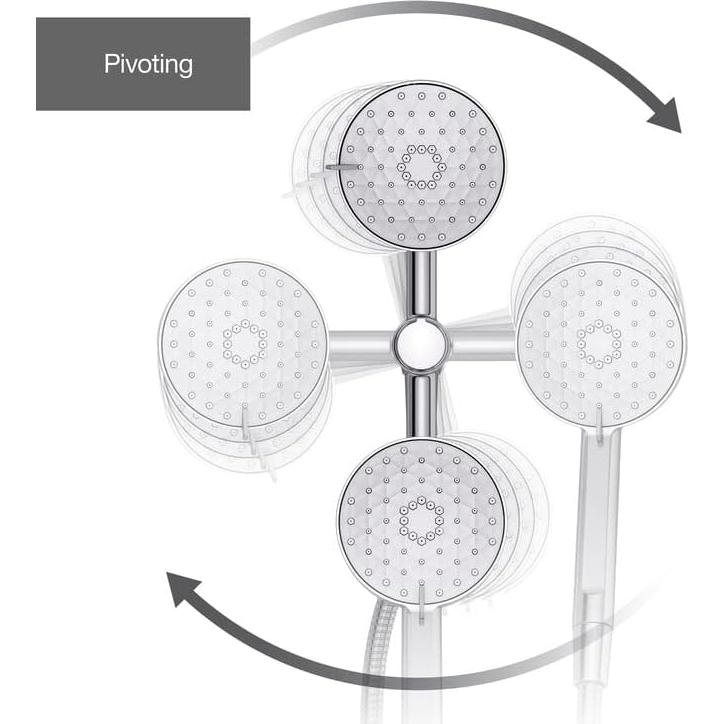 Cabezal de Ducha Kohler Awaken 2-en-1 Negro Mate 1.75 GPM