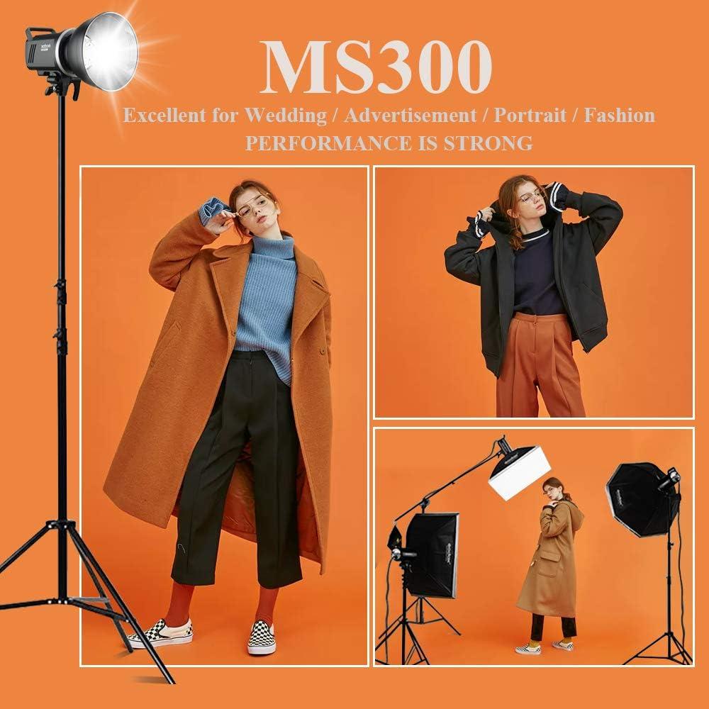 GODOX MS300 Monolight Flash Estudio 300WS 150W Lámpara