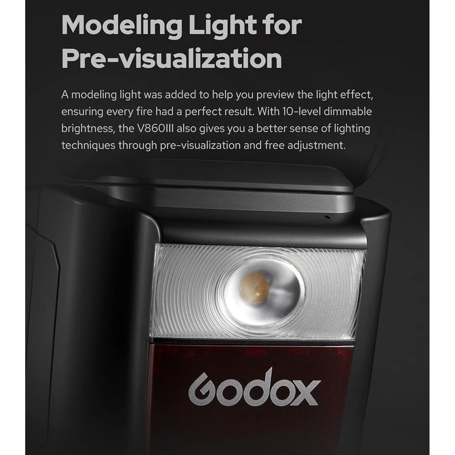 Flash Godox V860III-S para Cámara Sony, E-TTL II, 2600mAh