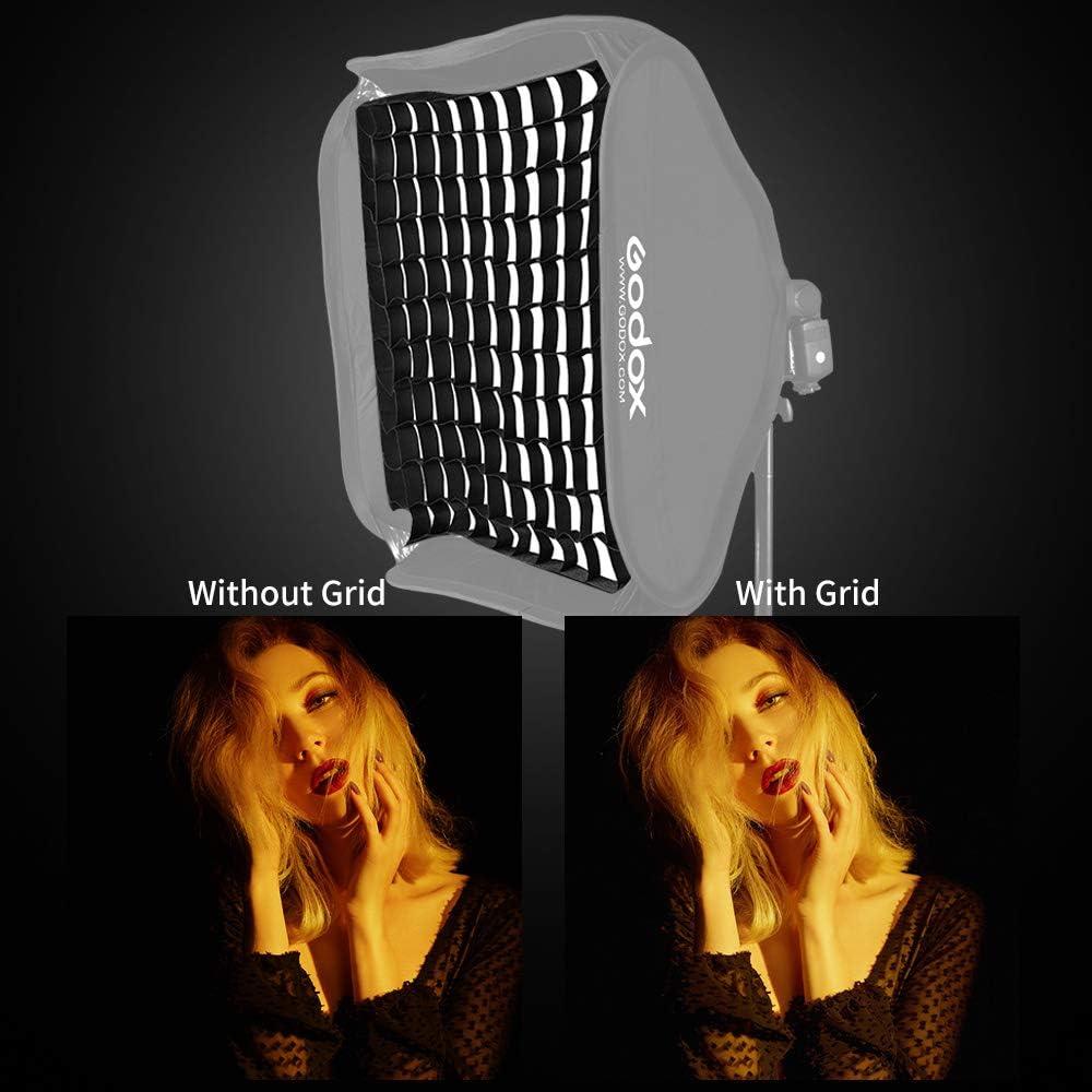 Rejilla Soft Grid GODOX 80x80cm para Softbox de Estudio