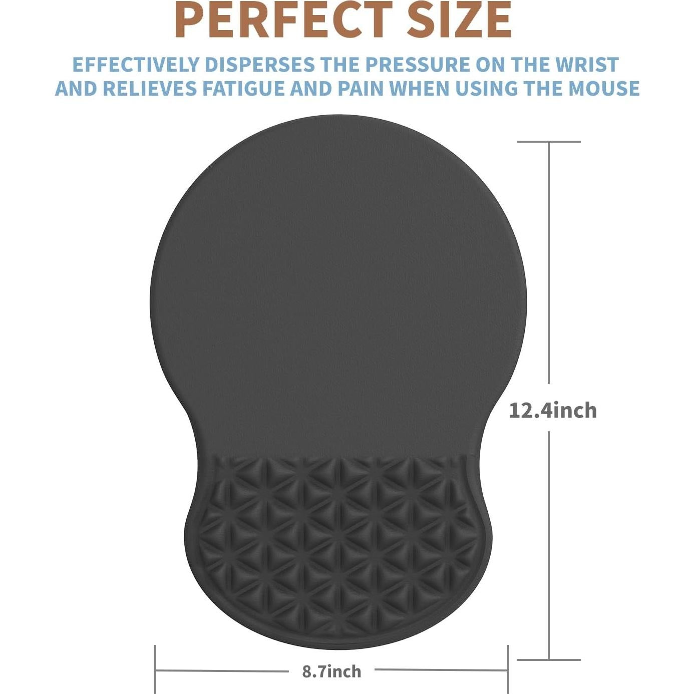 Alfombrilla de Ratón Ergonómica PYEDCA con Soporte para Muñeca