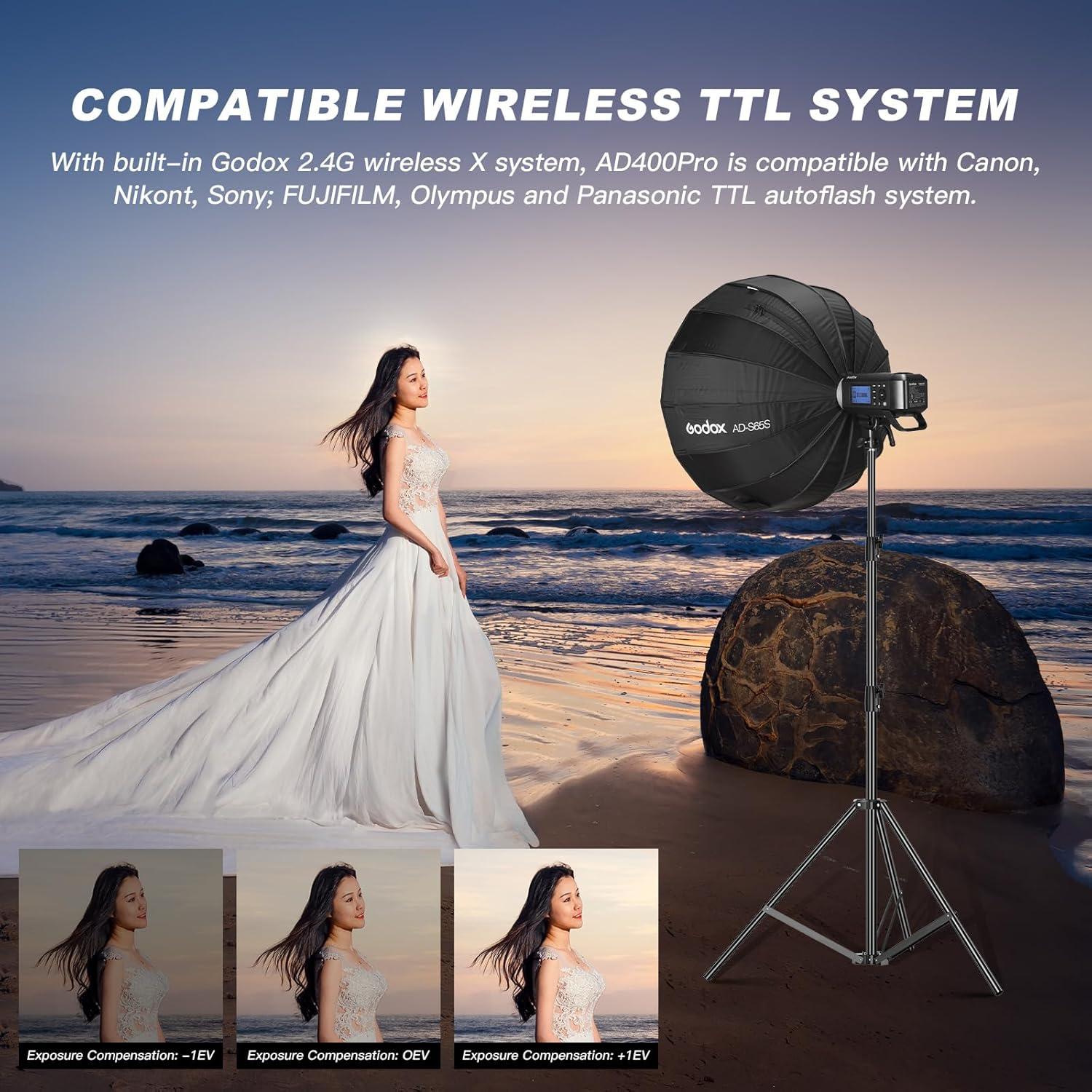 Flash Godox AD400Pro 400Ws TTL HSS 2.4G Monolight