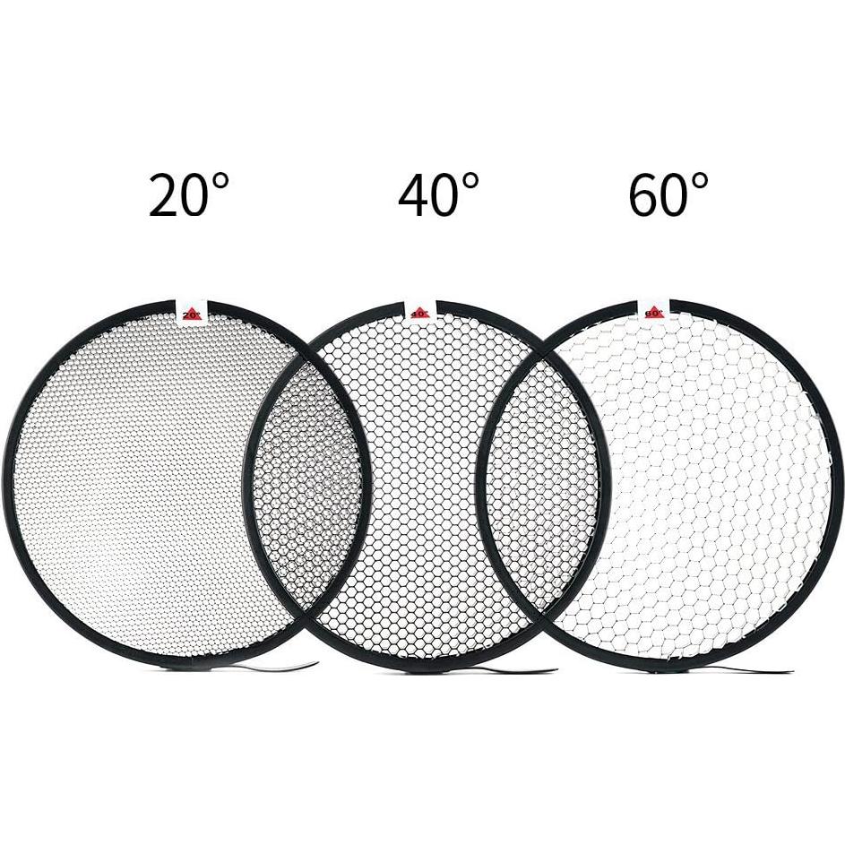 Difusor de Lámpara Reflectora 7" SUPON con Rejilla de Panal