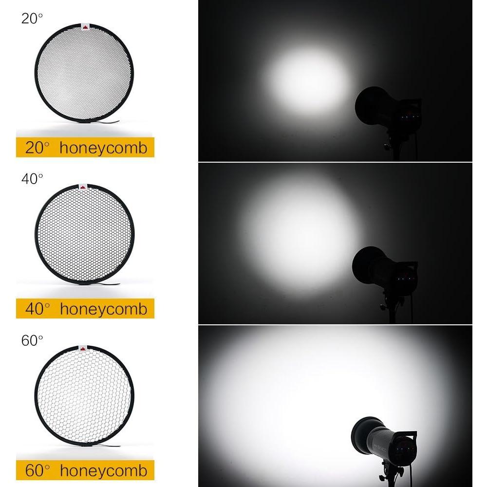 Difusor de Lámpara Reflectora 7" SUPON con Rejilla de Panal