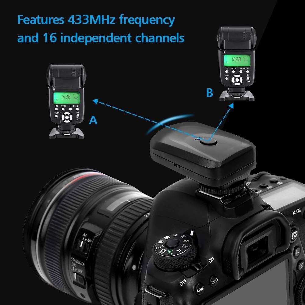 Juego de Flash Sanpyl 16 Canales 433MHz para Nikon y Canon