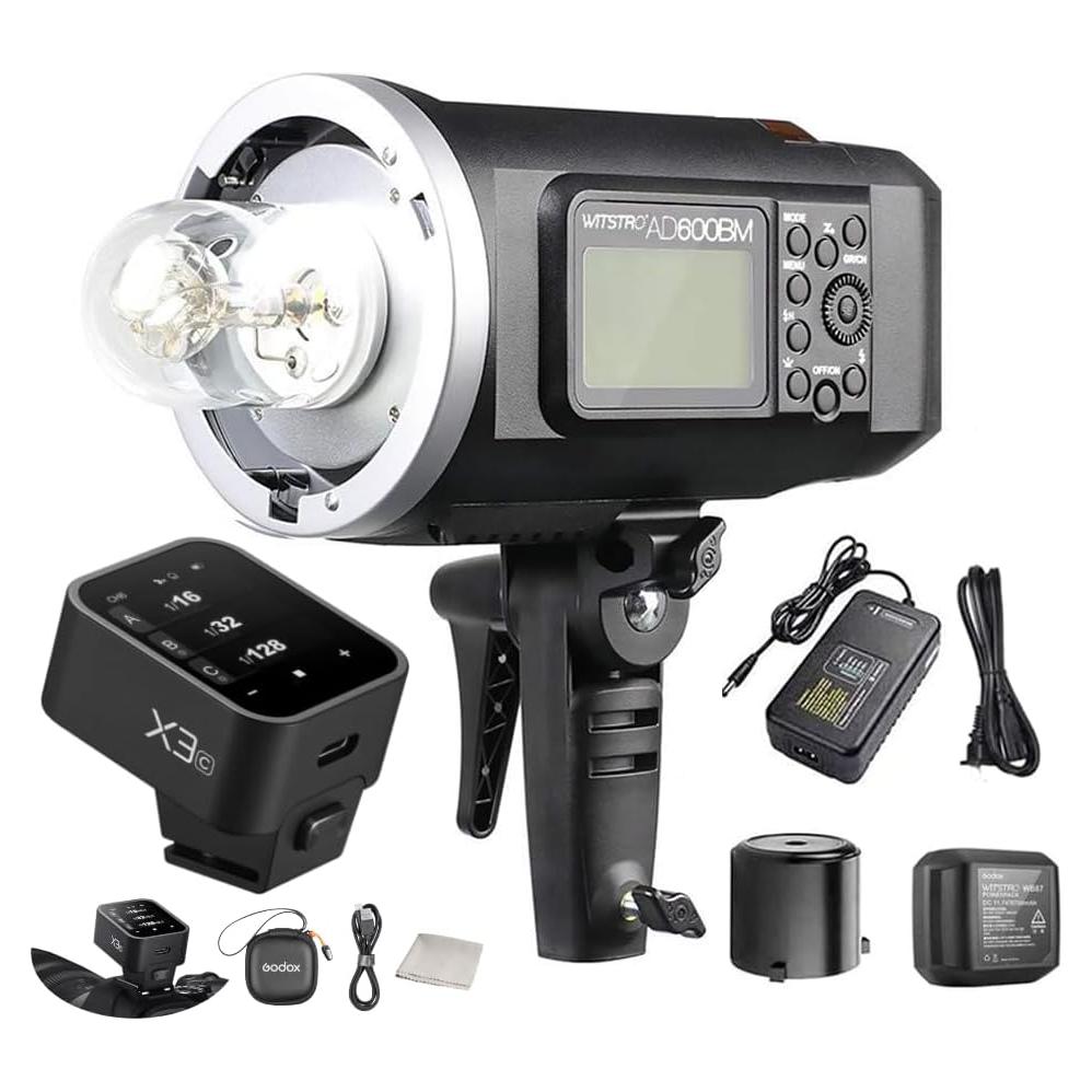 Godox AD600BM Flash Estroboscópico 600Ws con Disparador X3 para Canon