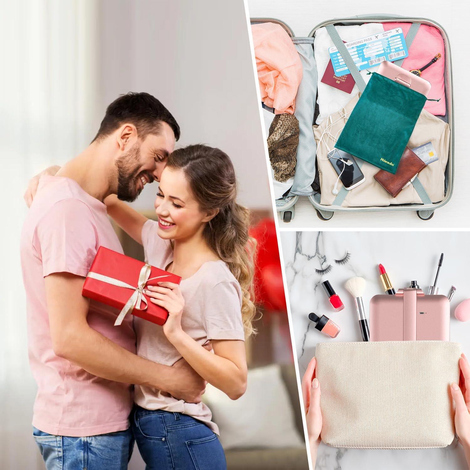 Espejo de Maquillaje Mocado Plegable Triple con Luz LED