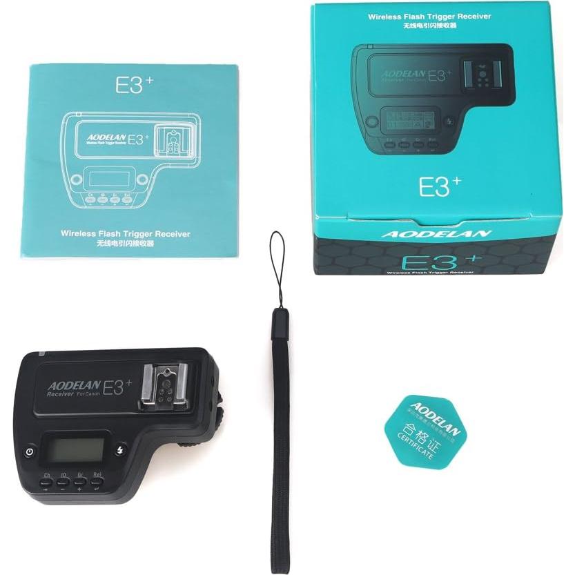 Disparador de Flash AODELAN E3+ para Canon y Nikon