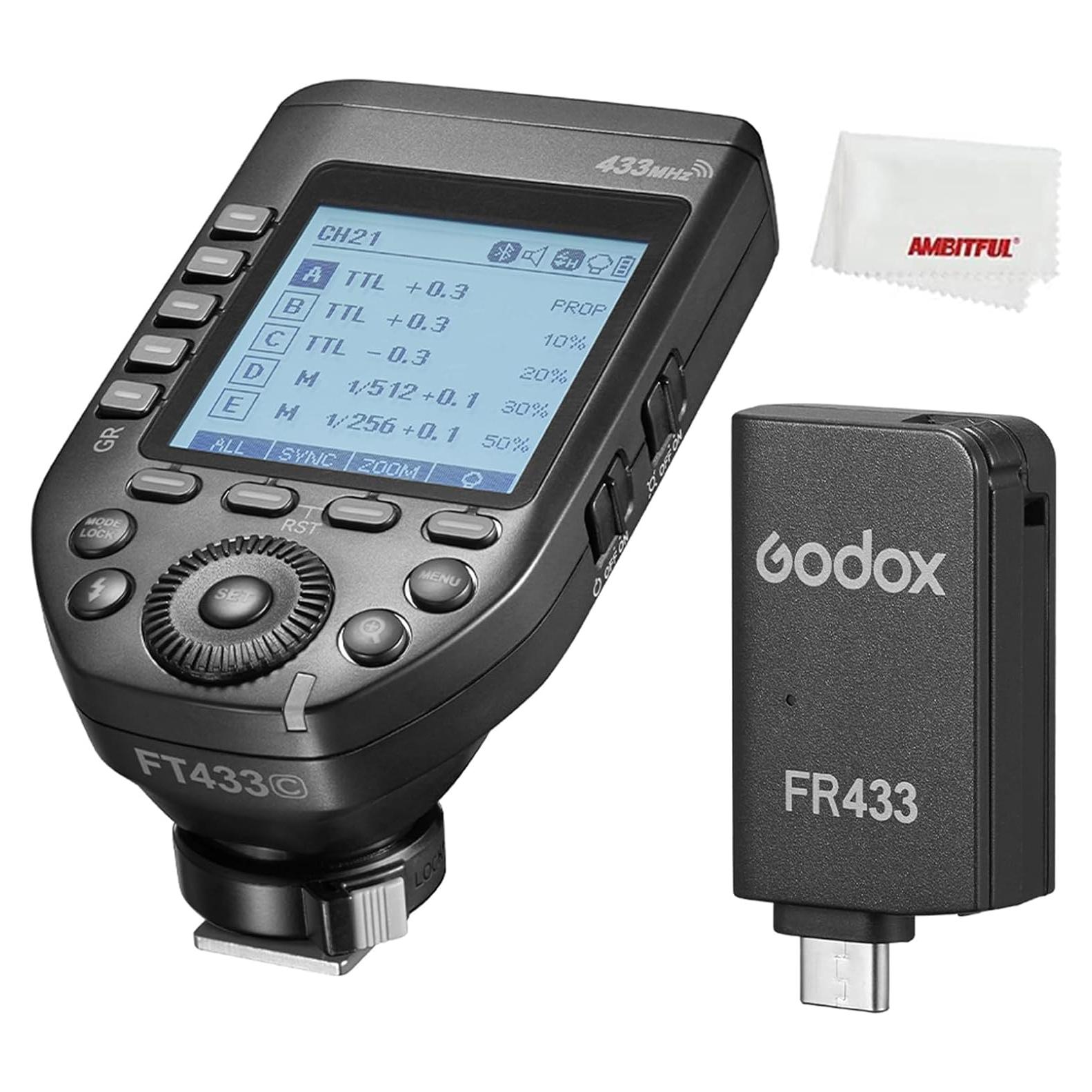 Disparador Inalámbrico TTL Godox FT433 para Cámaras Canon