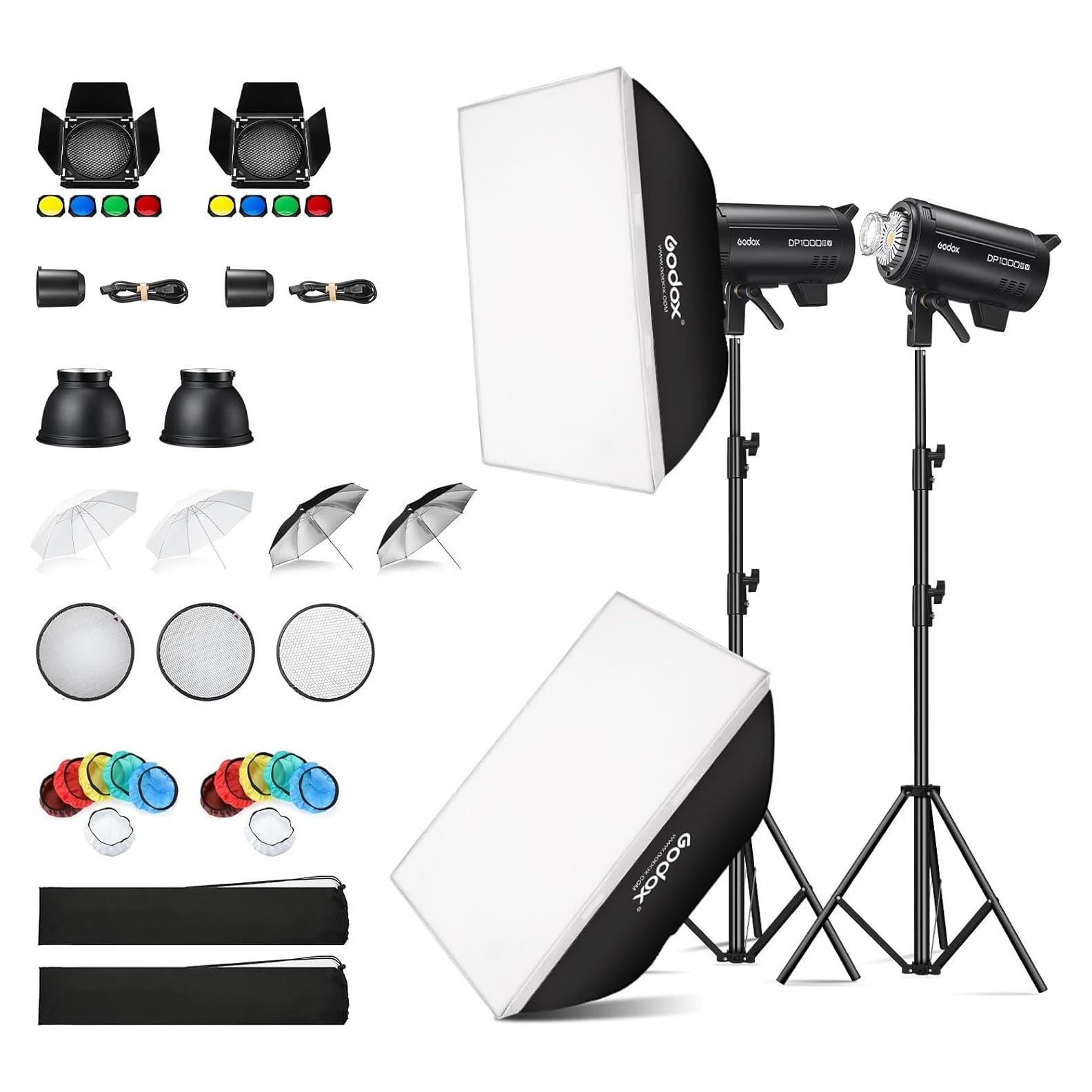 Kit de Flash de Estudio Godox DP1000III-V 1000Ws Inalámbrico
