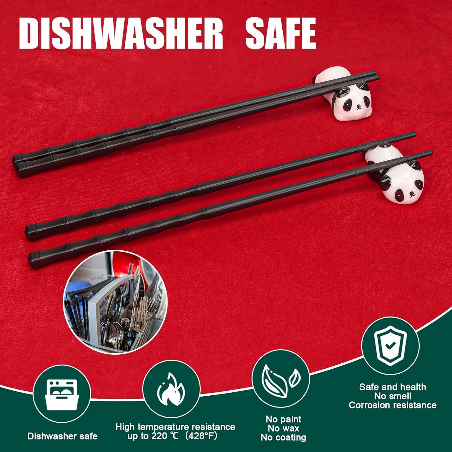 Juego de Palillos Antideslizantes Young Dance con Soporte Panda