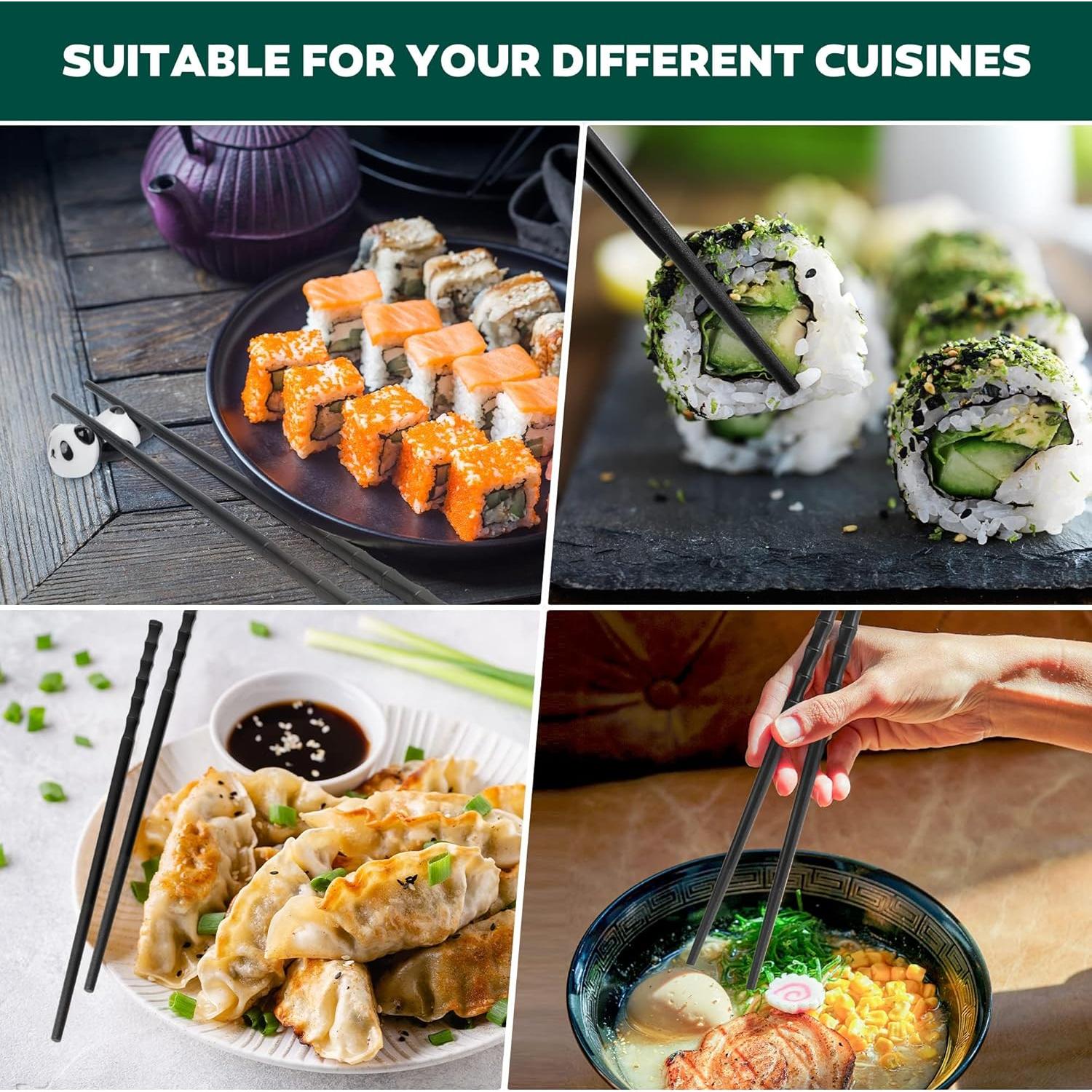 Juego de Palillos Antideslizantes Young Dance con Soporte Panda