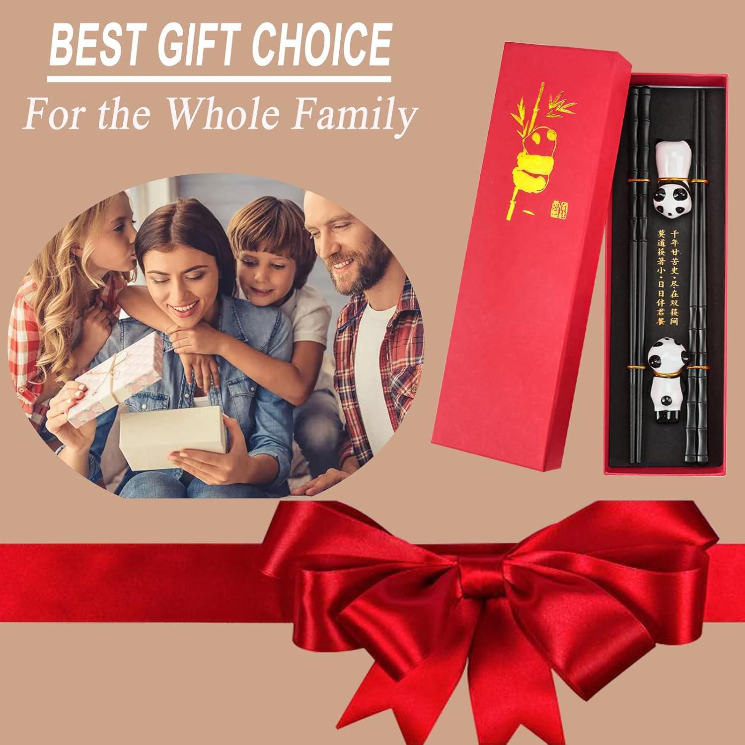 Juego de Palillos Antideslizantes Young Dance con Soporte Panda