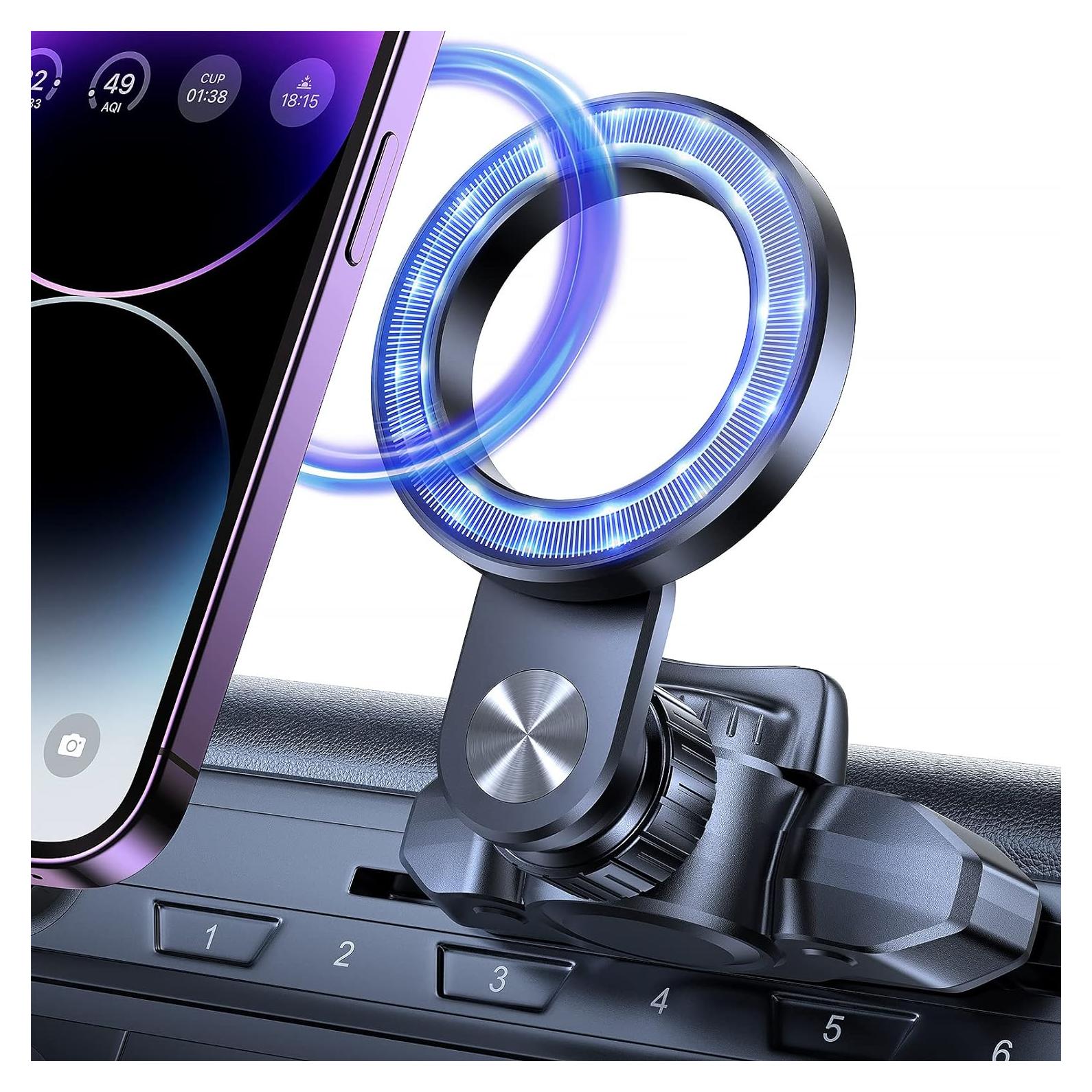 Soporte Magnético para Teléfono OQTIQ CD MagSafe Negro