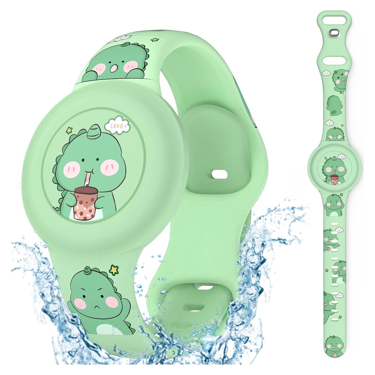 Pulsera de Silicona Impermeable Ekoonpft para AirTag Niños