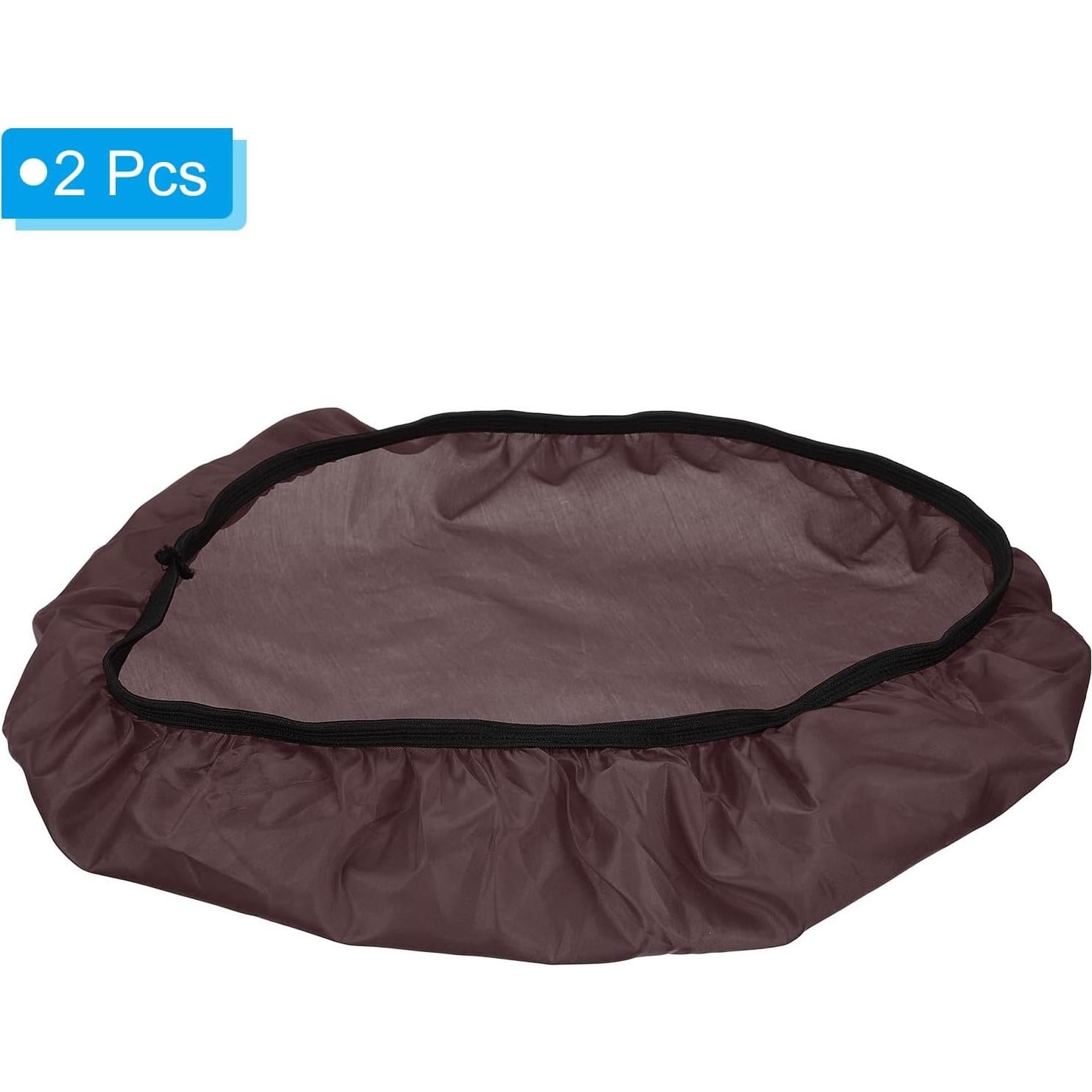 PATIKIL 17" 42cm Soft Diffuser Lamp Cover, 2pcs Cloth Diffuser Strobe Reflector Lamp Sock for Flashing Light Dish Photography Studio, Red