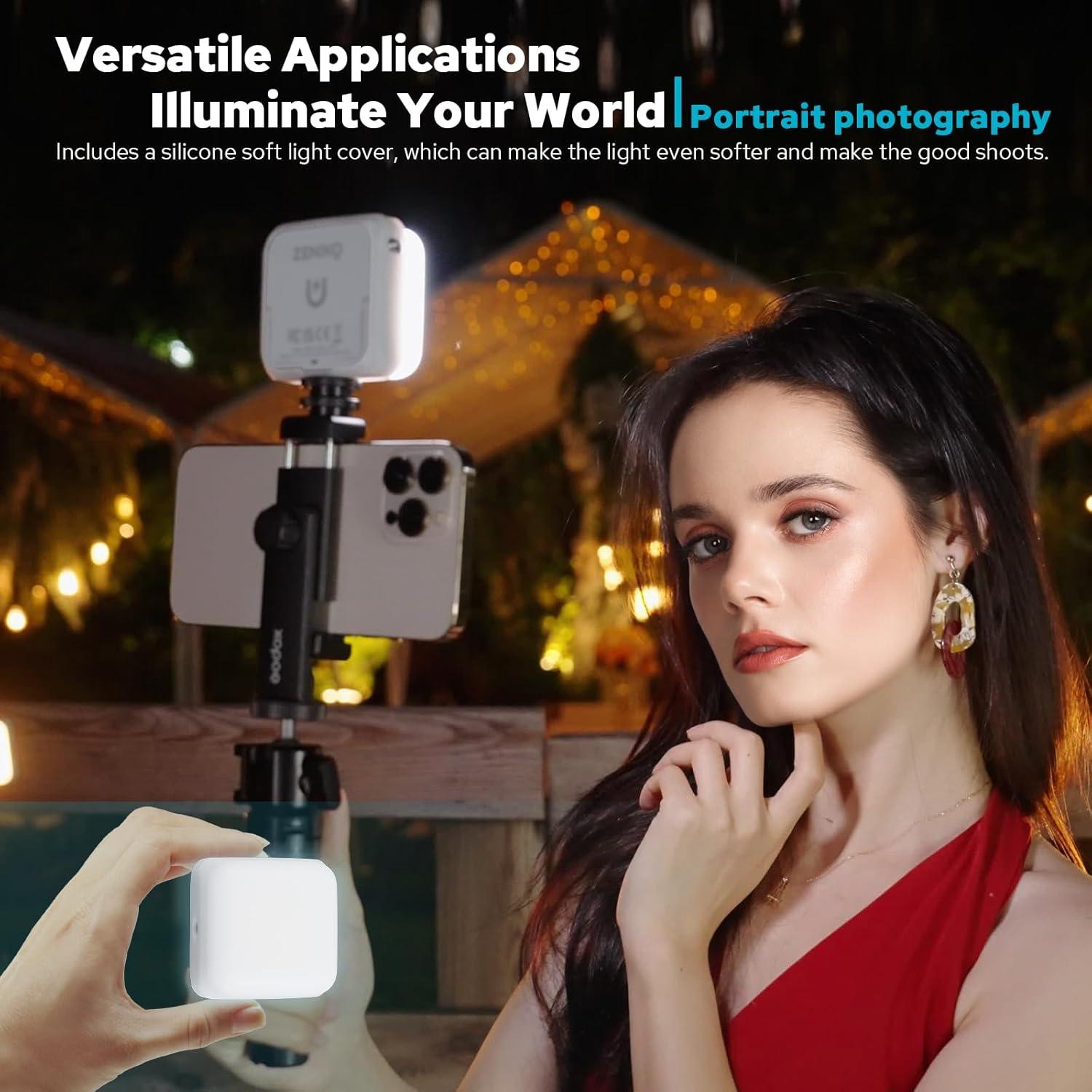 Panel de Luz LED RGB ZENIKO VS5 R 36000 Colores 2500K-8500K