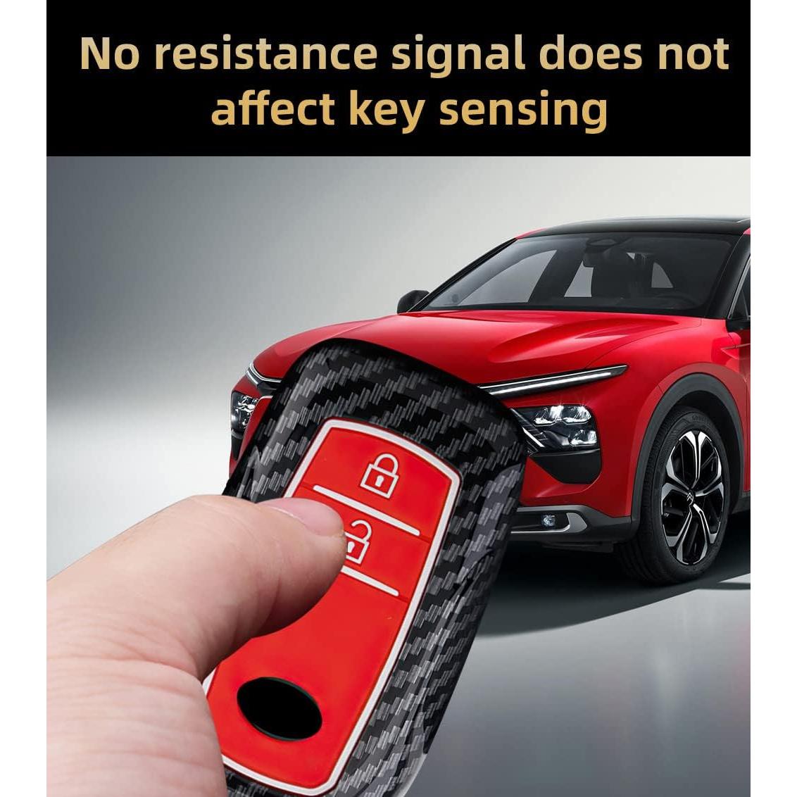 Funda de Llave 2 Botones HIBEYO para Toyota Corolla RAV4 Camry