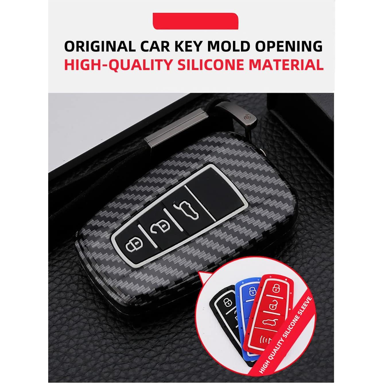 Funda de Llave 2 Botones HIBEYO para Toyota Corolla RAV4 Camry